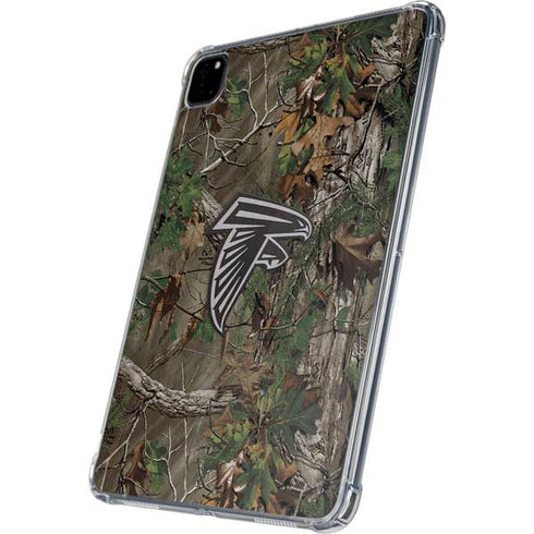NFL Atlanta Falcons Realtree Xtra Green Camo iPad Pro 11in (2024) Clear Case